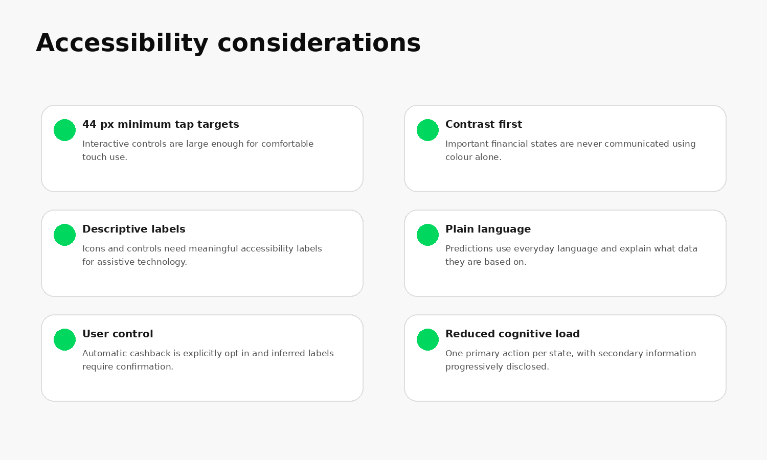 Accessibility considerations for Lloyds Insights
