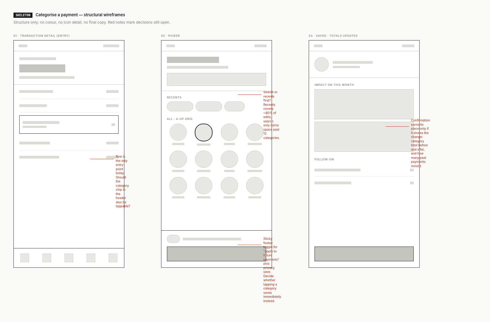 Lloyds category picker wireframe directions