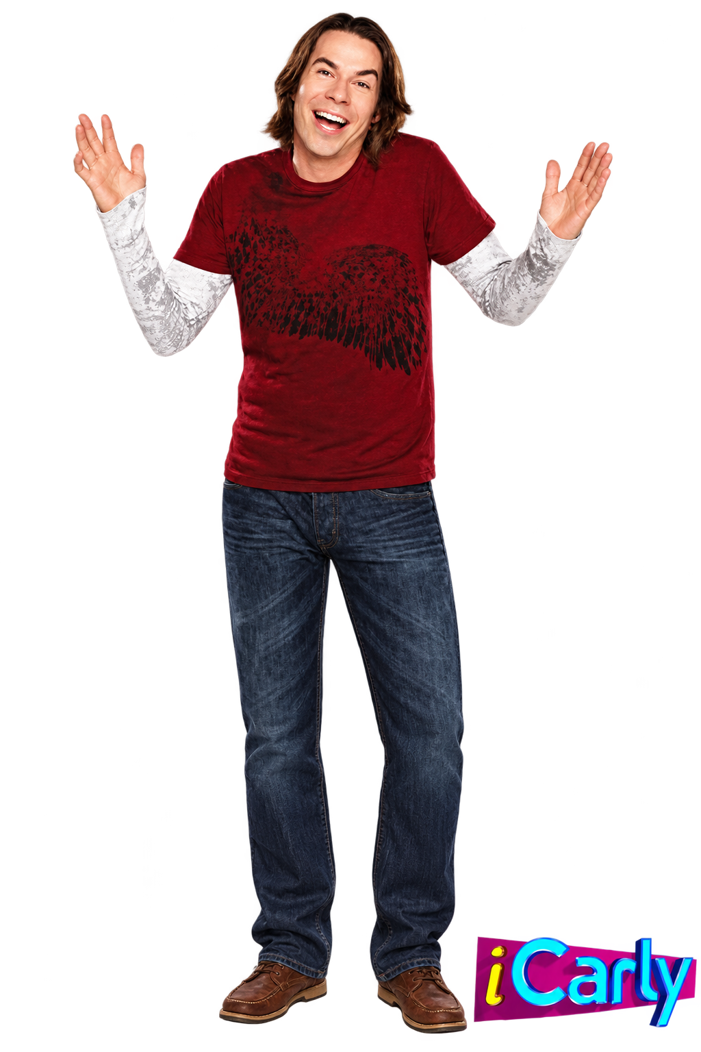 Spencer Shay shrugging with a playful expression